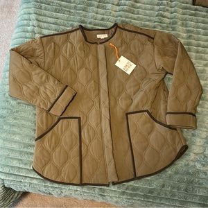 NWT KNOX ROSE XL GREEN BLASER COAT